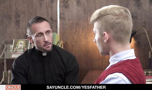 youngster Barebacked By humungous dick Priest
