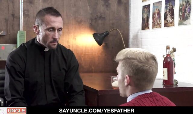 youngster Barebacked By humungous dick Priest