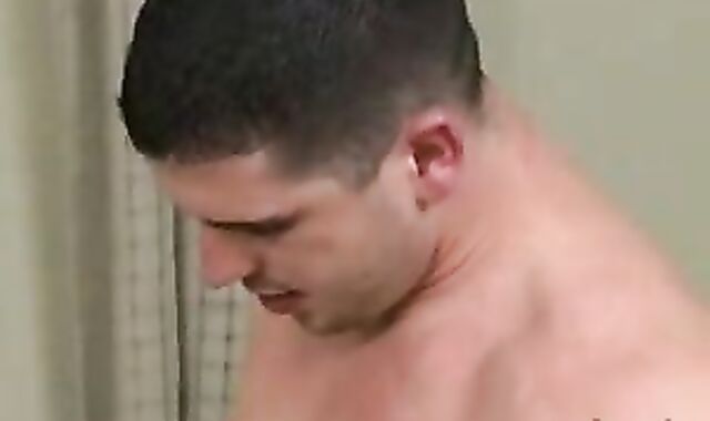 Ash-Blonde appetizing Muscle boy