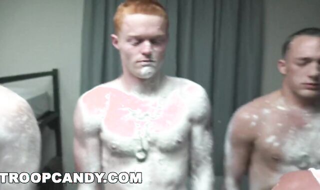 TROOP CANDY - fresh Military Recruits Getting Hazed, This Is Nut Sack!