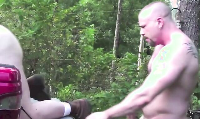 Hunks Breeding In Back Of Van