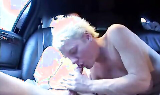 juicy homosexual collision in driving limo