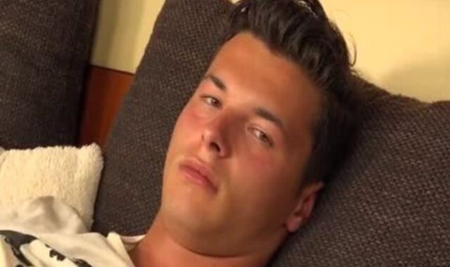 Timid youthful School twunk