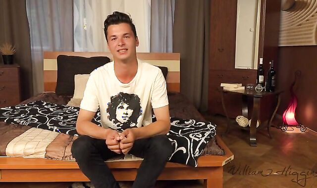 Timid youthful School twunk