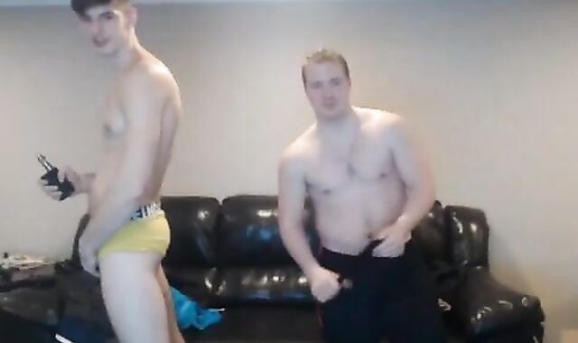 two taut Bisexual boyz Have fun And Have jointly A cock-squeezing Douche