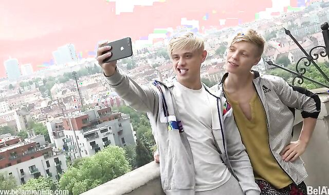 Saluting The fresh twink