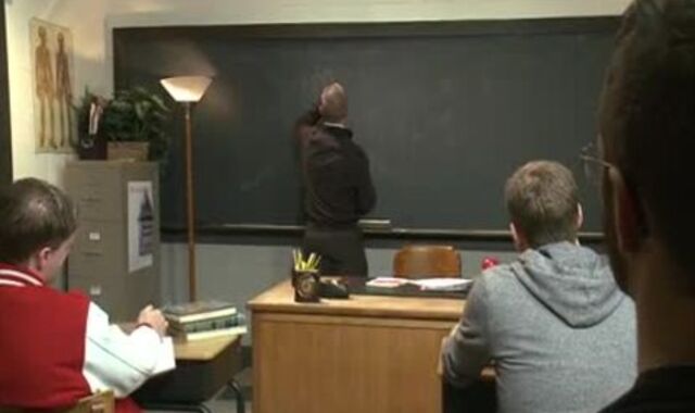 Masculine Lecturer Instructs Masculine Schoolgirl About shlong devouring