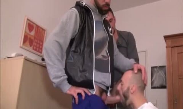 Three Way hirsute Hairy Men humid plow And devour