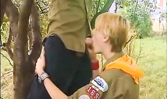 Scouts Have Fun In The Nature