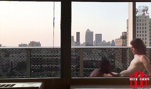 unprotected penetrate On Balcony