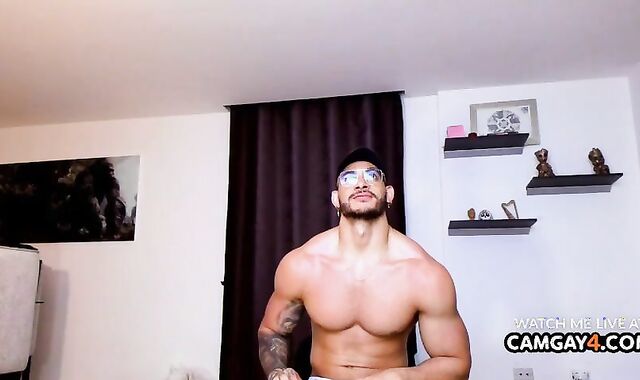 2 built masculines Demonstrating Their Figure