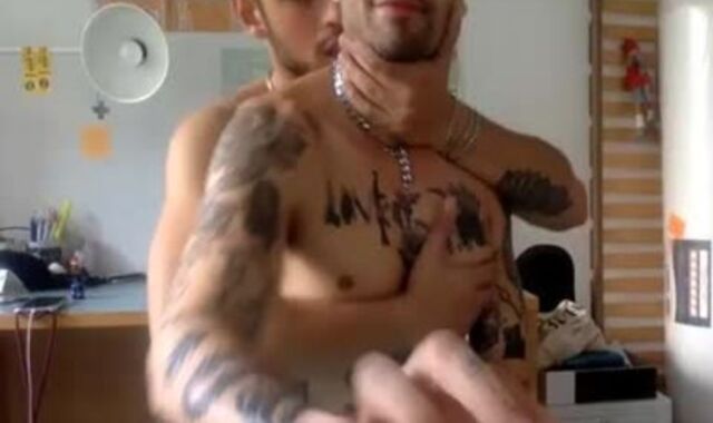 twink With Tats pulverize And fellate His shlong