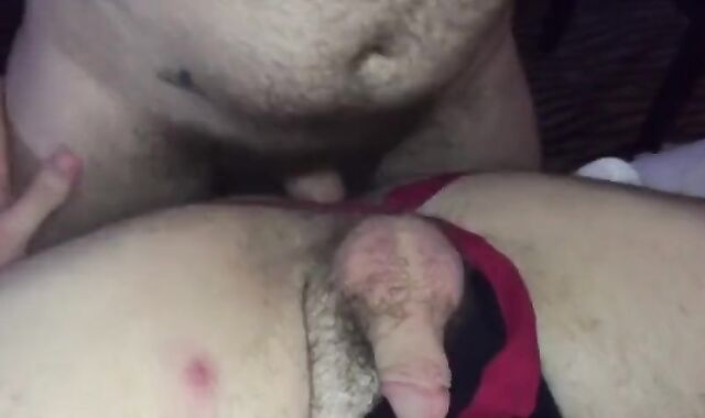 Motel lovemaking gang-bang