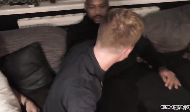 Impulsive group pounding Draped youthful Brits