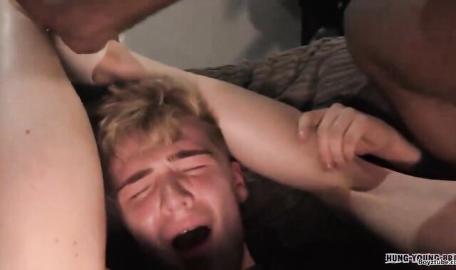 Impulsive group pounding Draped youthful Brits