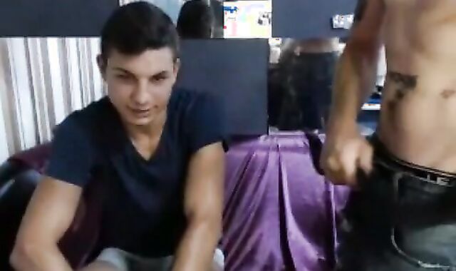 2 Supah salacious Romanian Bi-Curious masculines With indecent asses Have fun On web camera