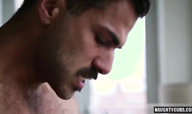 meaty ramrod homosexual bum hump With Facial Cumshot