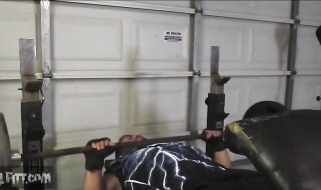 Michael Works Out & Jacks Off