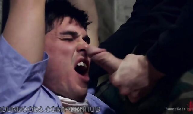 Hog Tied Defined teenager gets fucked