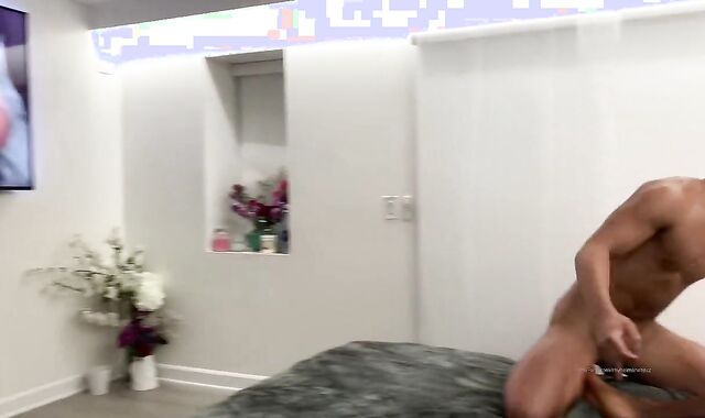 oriental twunk Gets_fucked By 2 massive darksome pricks