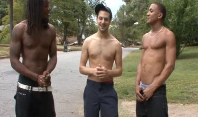 Vinnie Tuscano Having A delectation Time With dark teenies