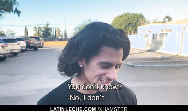 Latino Fanboy Deep-Throats A Cameramans man meat
