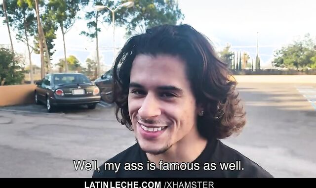 Latino Fanboy Deep-Throats A Cameramans man meat
