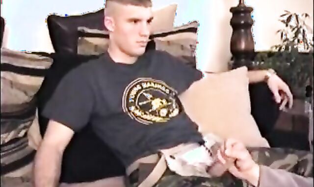 deepthroating Off Hetero Soldier CJ