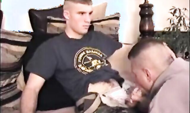 deepthroating Off Hetero Soldier CJ