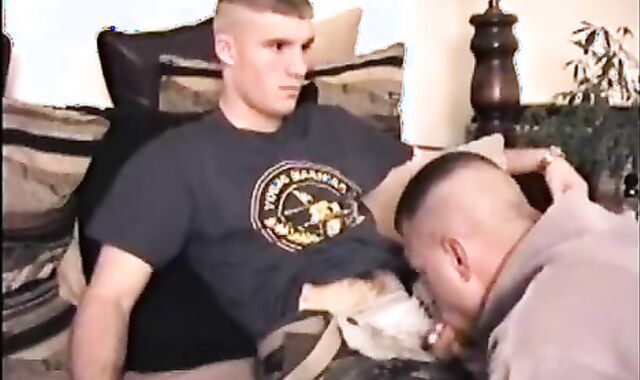 deepthroating Off Hetero Soldier CJ