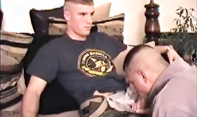 deepthroating Off Hetero Soldier CJ