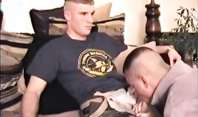 deepthroating Off Hetero Soldier CJ