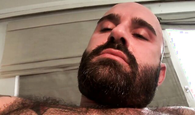 shaggy Hairy Man draining off