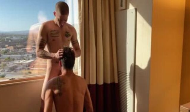 Dillon Anderson pounds Elliot Finn