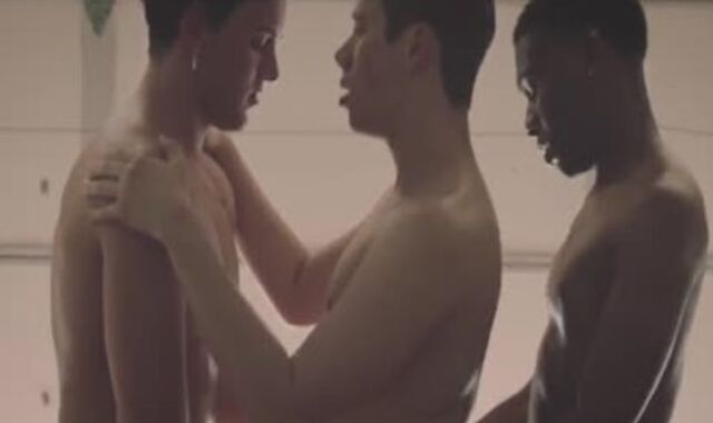 3 young guys pulverize In Garage