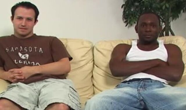 Real first-timer Milky dude Heads ebony