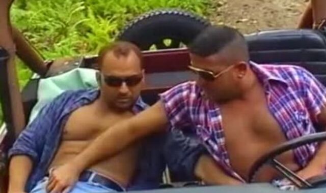 2 spectacular men gargle One one greater quantity Off In The Forest