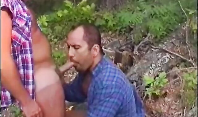 2 spectacular men gargle One one greater quantity Off In The Forest