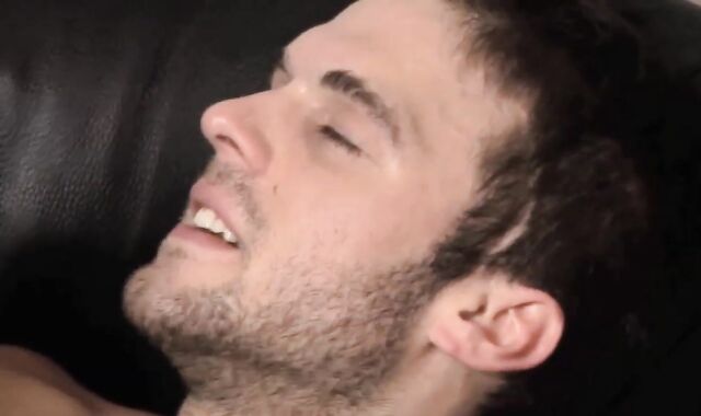 Tatted dude receives banged.