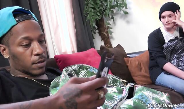 Jessy Russel Learns To Take A darksome ten-Pounder In The wazoo