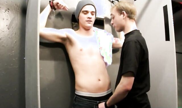 Gay-For-Pay ramrod receives Manacled And Deepthroated