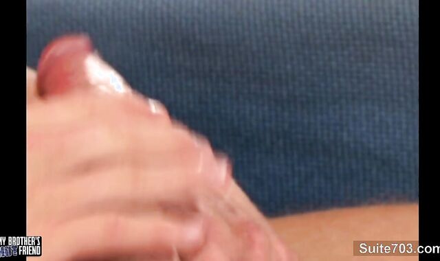 towheaded queer Luke Riley Draining His cumbot