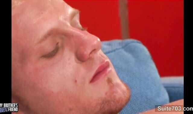 towheaded queer Luke Riley Draining His cumbot