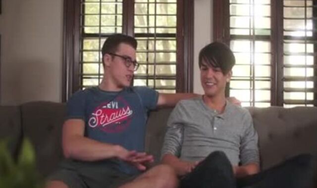 lovable Milky teenager pair