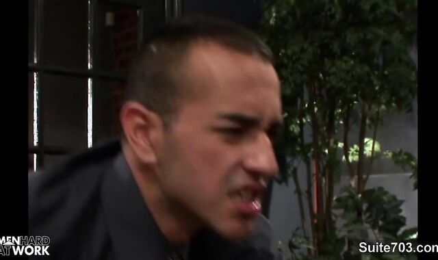 unrighteous fags take up with the tongue And smash culos At Work