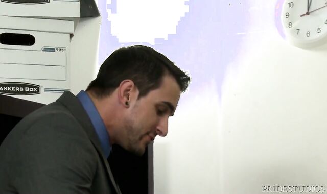 folks Over 30 Office Desk deep-throat And pulverize