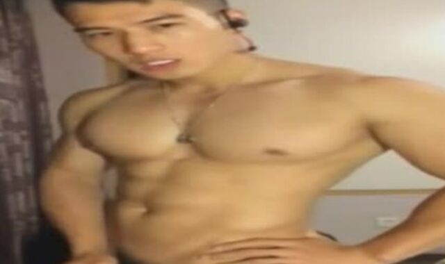 Japanese twink Nutting On web camera And Showcasing wazoo