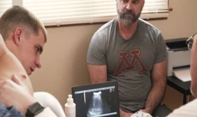 Coming Of Age .- Mr. Angus And His lad Marcus Gauze 1.