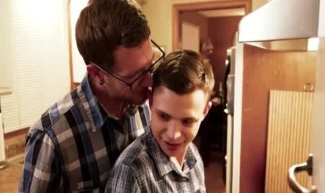 nubile receives Drool-roasted unprotected By Step-father And Uncle