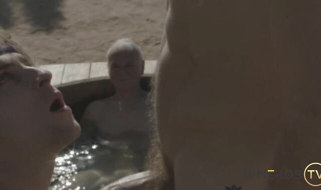 messy grandad Hooks Up With Porno Starlets - Calvin Banks, Alex Mecum, Max Adonis